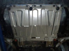 Защита алюминиевая Alfeco для картера и КПП Ford Grand C-Max II 2011-2021
